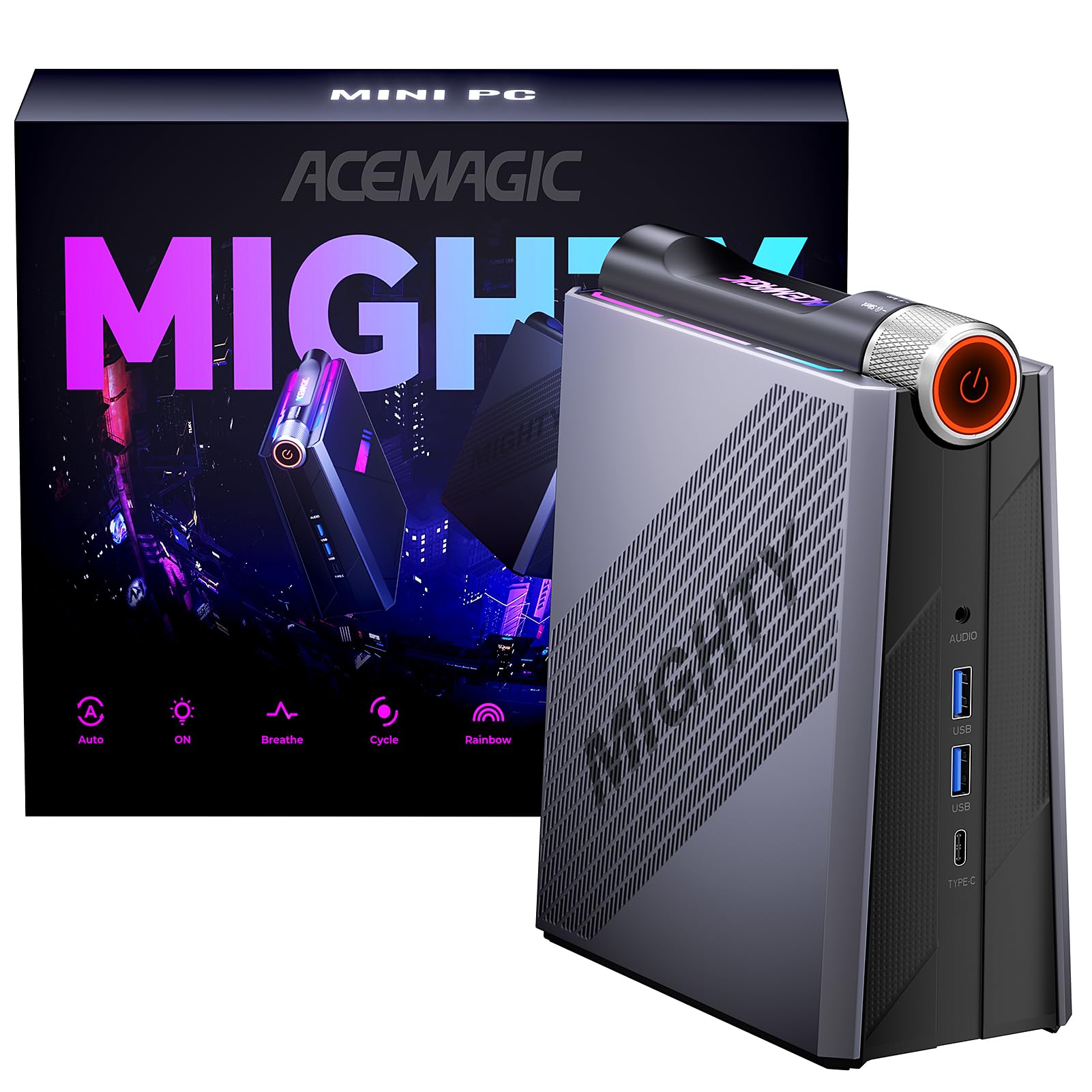 ACEMAGIC Mini PC Ιntel 12th Core i9 12900H (Jusqu'à 5.0ghz, 14C